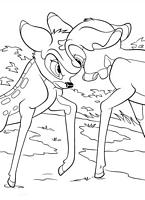 kolorowanki Bambi Disney malowanki do wydruku numer 48